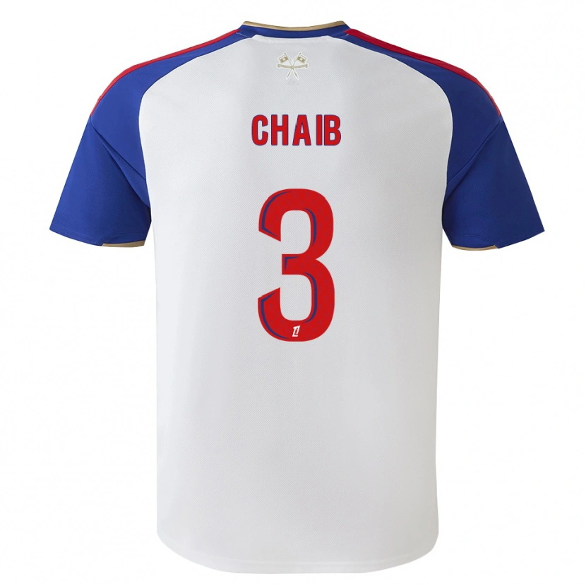 Danxen Heren Yacine Chaib #3 Royalblue Rood Wit Thuisshirt Thuistenue 2026/27 T-Shirt
