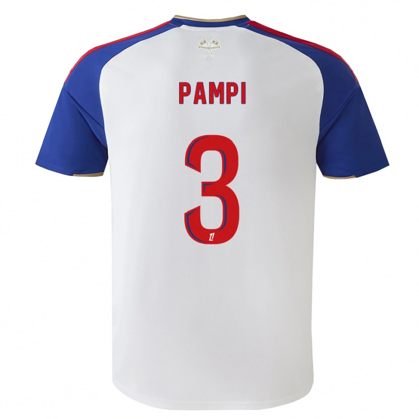 Danxen Heren Emanuel Pampi #3 Royalblue Rood Wit Thuisshirt Thuistenue 2026/27 T-Shirt