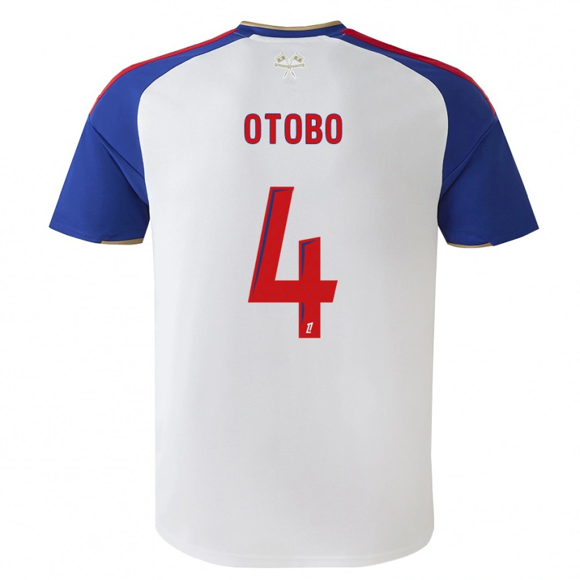 Danxen Heren Melvyn Otobo #4 Royalblue Rood Wit Thuisshirt Thuistenue 2026/27 T-Shirt