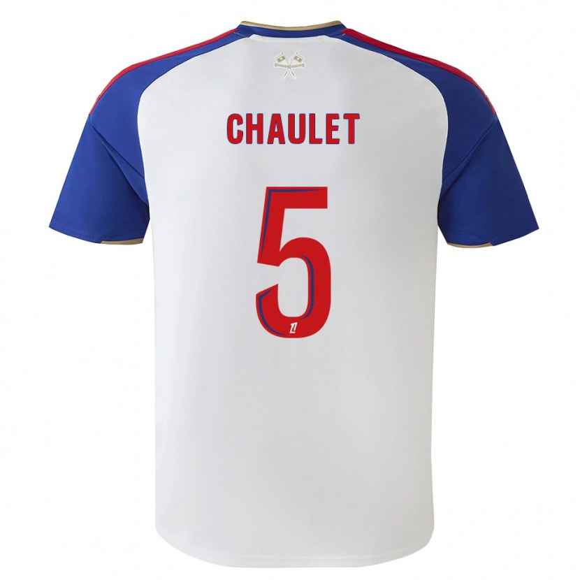 Danxen Heren Sawann Chaulet #5 Royalblue Rood Wit Thuisshirt Thuistenue 2026/27 T-Shirt