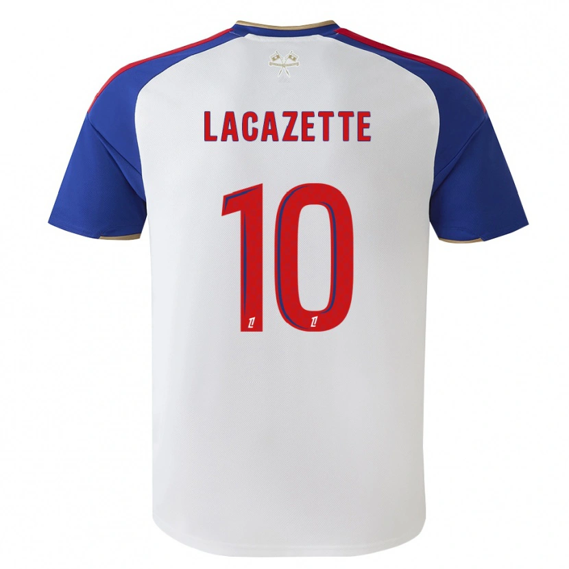 Danxen Heren Alexandre Lacazette #10 Royalblue Rood Wit Thuisshirt Thuistenue 2026/27 T-Shirt
