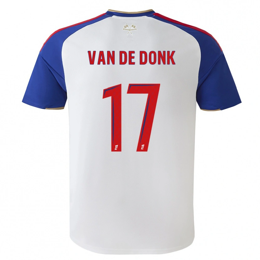 Danxen Heren Danielle Van De Donk #17 Royalblue Rood Wit Thuisshirt Thuistenue 2026/27 T-Shirt