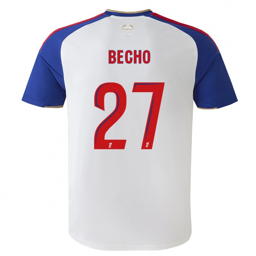 Danxen Heren Vicki Bècho #27 Royalblue Rood Wit Thuisshirt Thuistenue 2026/27 T-Shirt