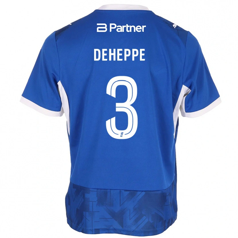 Danxen Heren Nathan Deheppe #3 Mediumblue Wit Thuisshirt Thuistenue 2026/27 T-Shirt