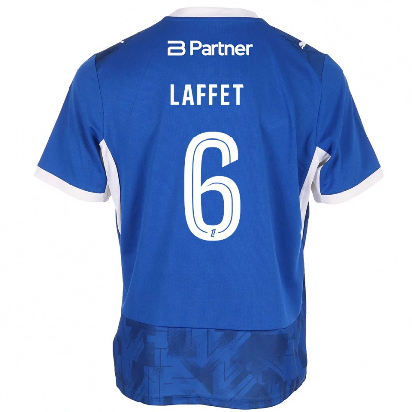 Danxen Heren Yves Laffet #6 Mediumblue Wit Thuisshirt Thuistenue 2026/27 T-Shirt