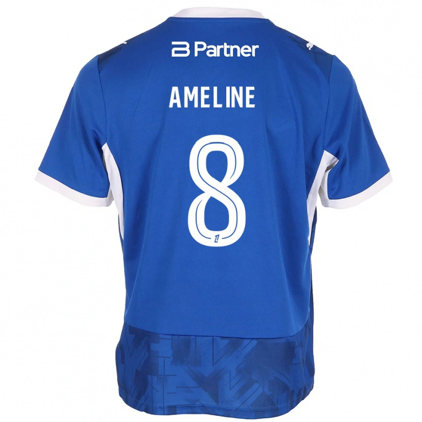 Danxen Heren Soan Ameline #8 Mediumblue Wit Thuisshirt Thuistenue 2026/27 T-Shirt