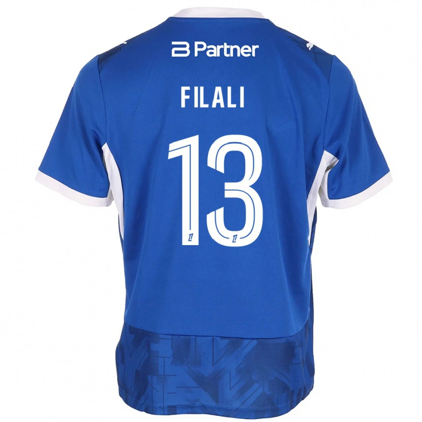 Danxen Heren Saad Filali #13 Mediumblue Wit Thuisshirt Thuistenue 2026/27 T-Shirt