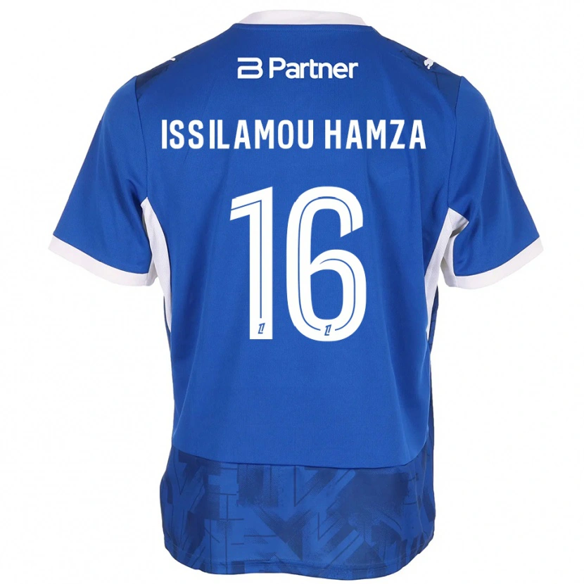 Danxen Heren Fayyad Issilamou Hamza #16 Mediumblue Wit Thuisshirt Thuistenue 2026/27 T-Shirt