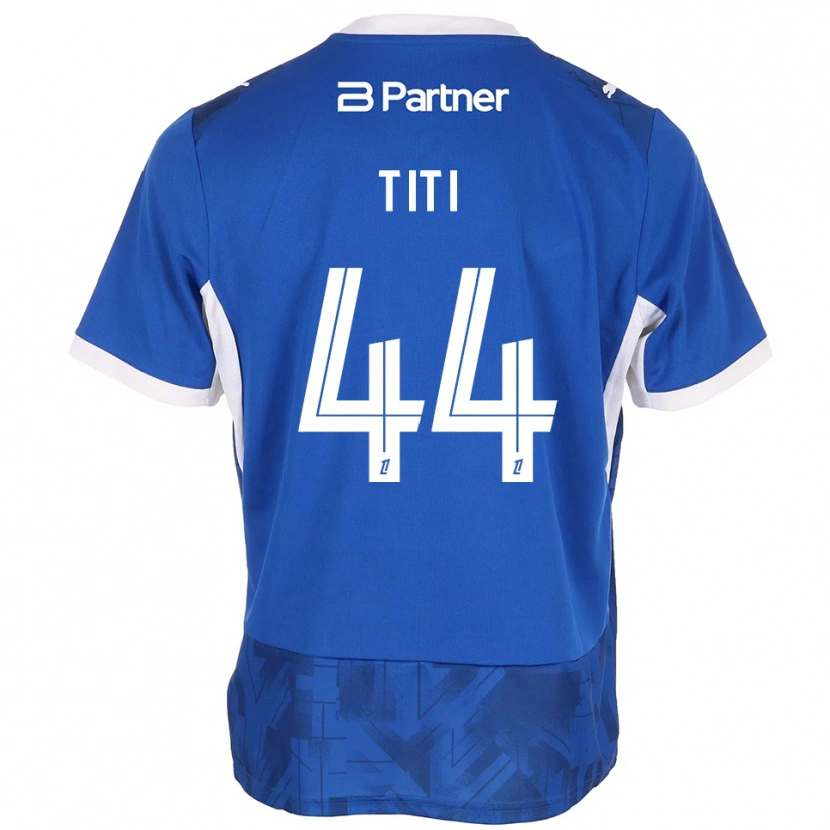 Danxen Heren Yvann Titi #44 Mediumblue Wit Thuisshirt Thuistenue 2026/27 T-Shirt