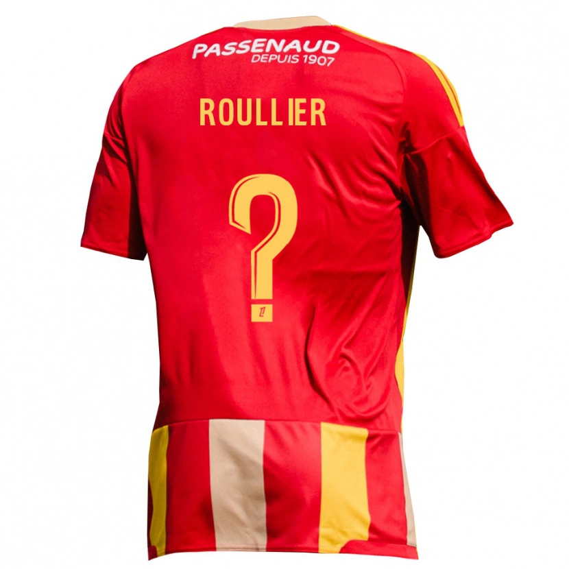 Danxen Heren Alec Roullier #0 Geel Rood Groen Thuisshirt Thuistenue 2026/27 T-Shirt