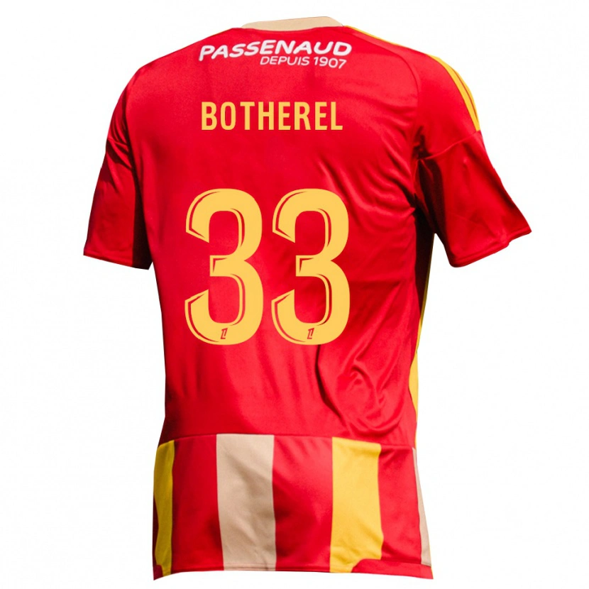 Danxen Heren Lucas Botherel #33 Geel Rood Groen Thuisshirt Thuistenue 2026/27 T-Shirt