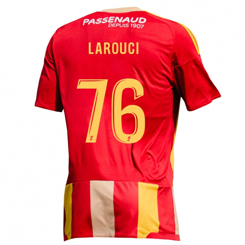 Danxen Heren Yasser Larouci #76 Geel Rood Groen Thuisshirt Thuistenue 2026/27 T-Shirt