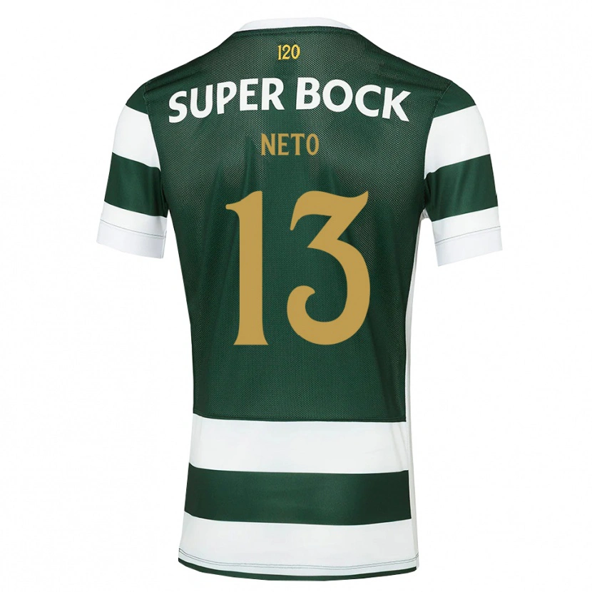 Danxen Heren Luis Neto #13 Donkerleigrijswit Thuisshirt Thuistenue 2026/27 T-Shirt