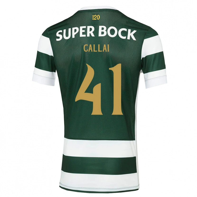 Danxen Heren Diego Callai #41 Donkerleigrijswit Thuisshirt Thuistenue 2026/27 T-Shirt