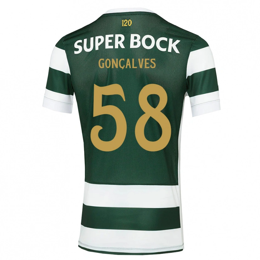 Danxen Heren Flávio Gonçalves #58 Donkerleigrijswit Thuisshirt Thuistenue 2026/27 T-Shirt