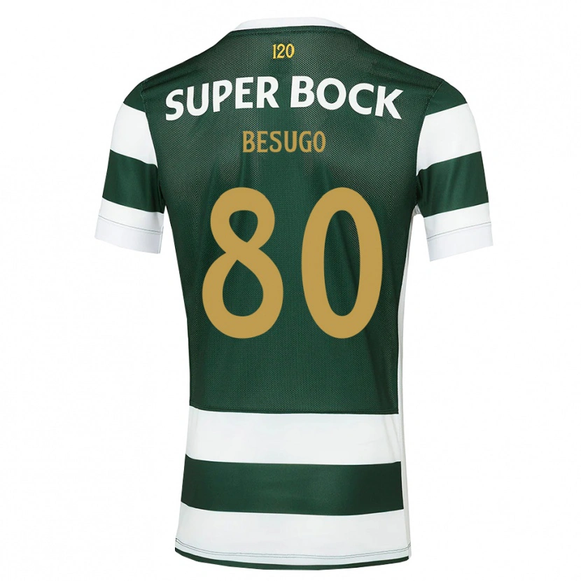 Danxen Heren Rafael Besugo #80 Donkerleigrijswit Thuisshirt Thuistenue 2026/27 T-Shirt