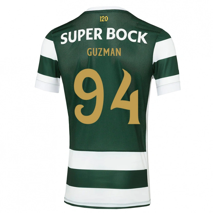 Danxen Heren Víctor Guzmán #94 Donkerleigrijswit Thuisshirt Thuistenue 2026/27 T-Shirt