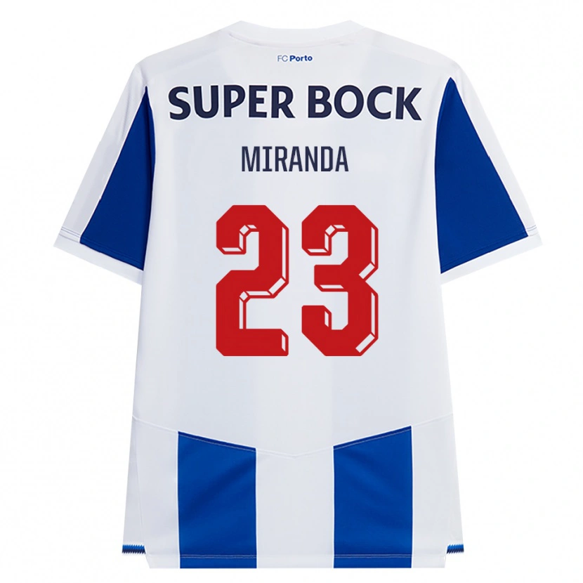 Danxen Heren João Miranda #23 Blauw Wit Rood Thuisshirt Thuistenue 2026/27 T-Shirt