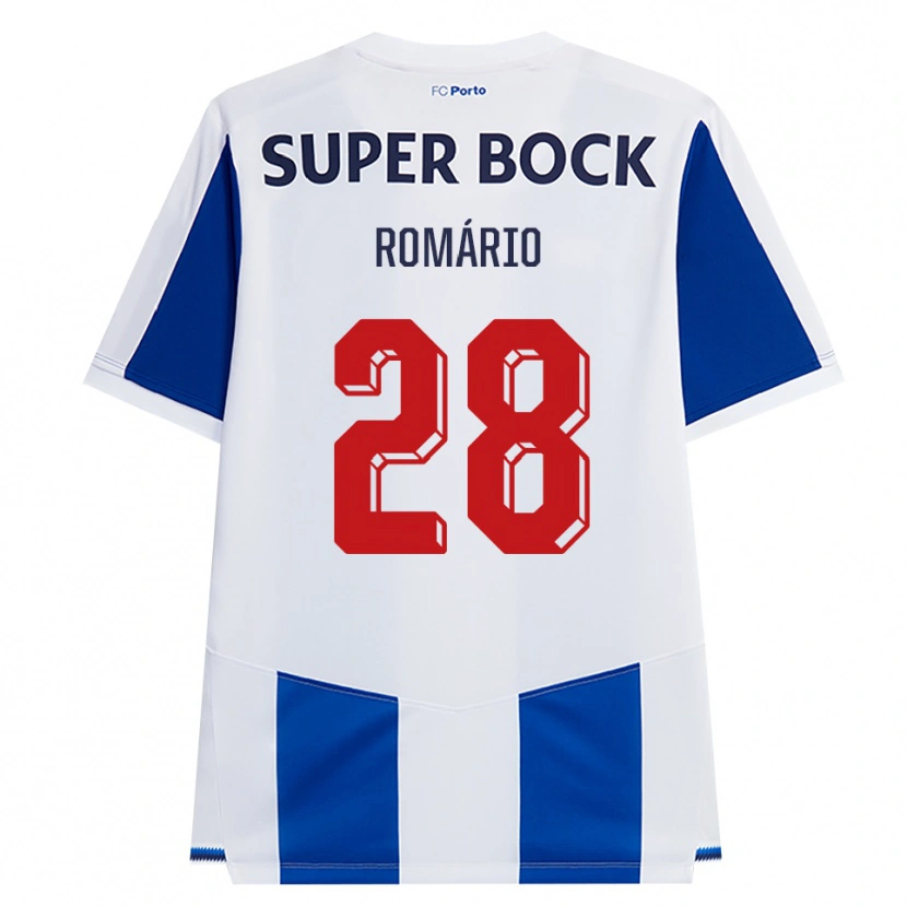Danxen Heren Romario Baro #28 Blauw Wit Rood Thuisshirt Thuistenue 2026/27 T-Shirt