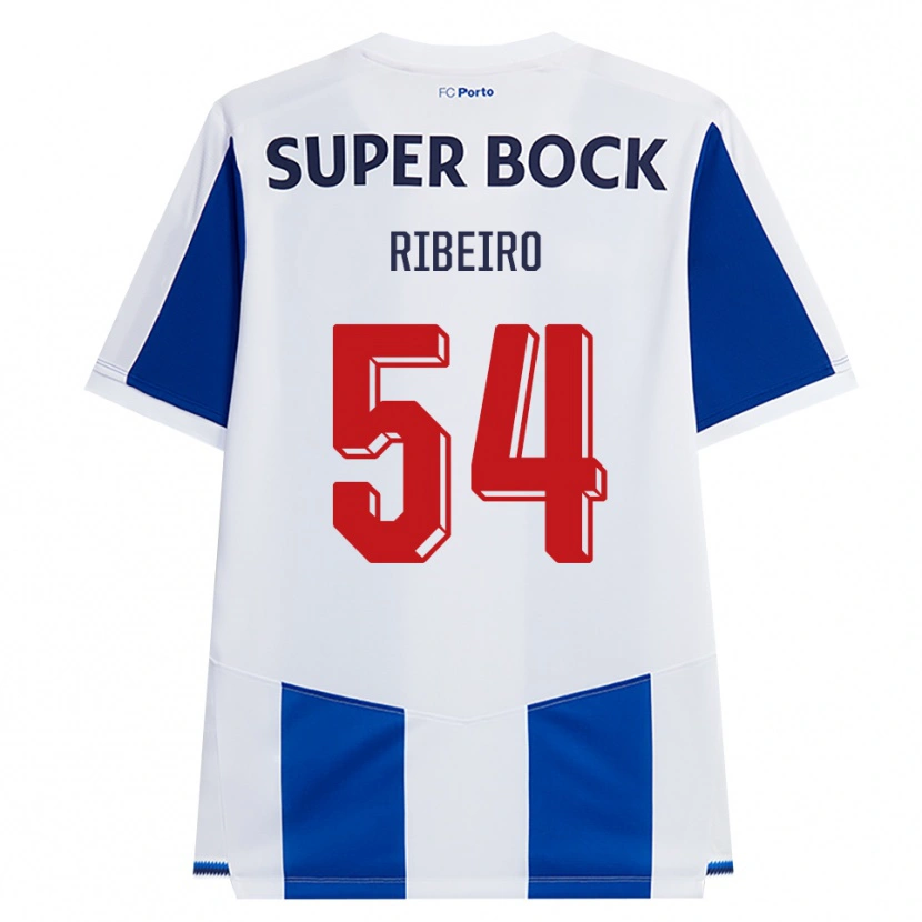 Danxen Heren António Ribeiro #54 Blauw Wit Rood Thuisshirt Thuistenue 2026/27 T-Shirt