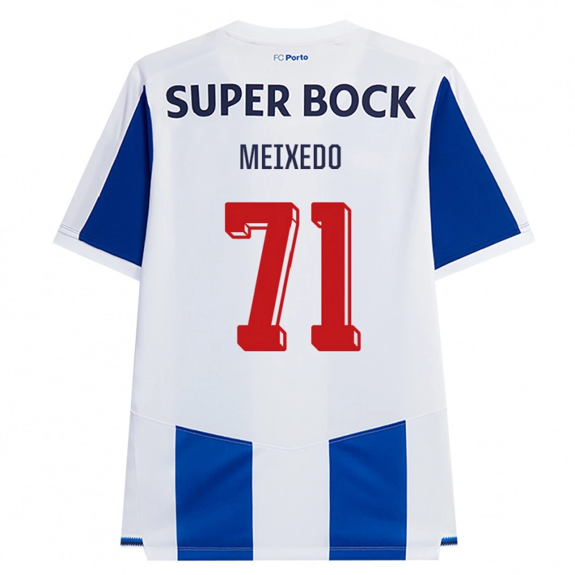 Danxen Heren Francisco Meixedo #71 Blauw Wit Rood Thuisshirt Thuistenue 2026/27 T-Shirt