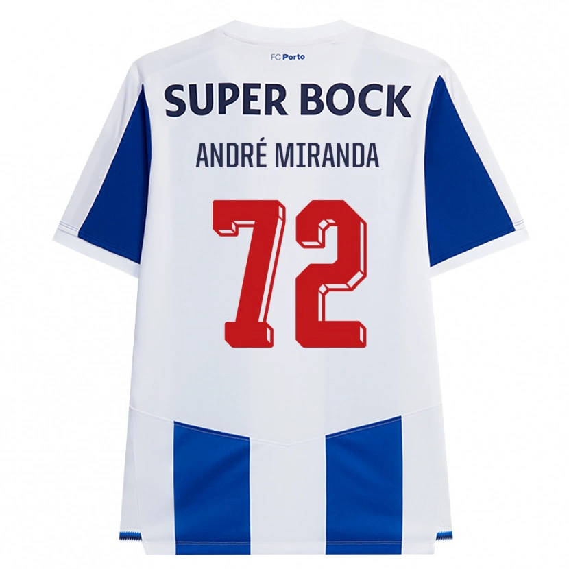 Danxen Heren André Miranda #72 Blauw Wit Rood Thuisshirt Thuistenue 2026/27 T-Shirt