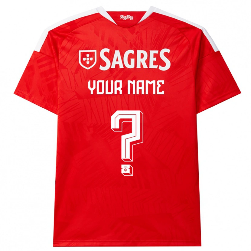 Danxen Heren Uw Naam #0 Rood Wit Geel Thuisshirt Thuistenue 2026/27 T-Shirt
