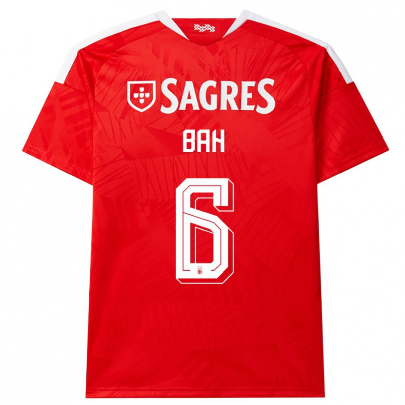 Danxen Heren Alexander Bah #6 Rood Wit Geel Thuisshirt Thuistenue 2026/27 T-Shirt