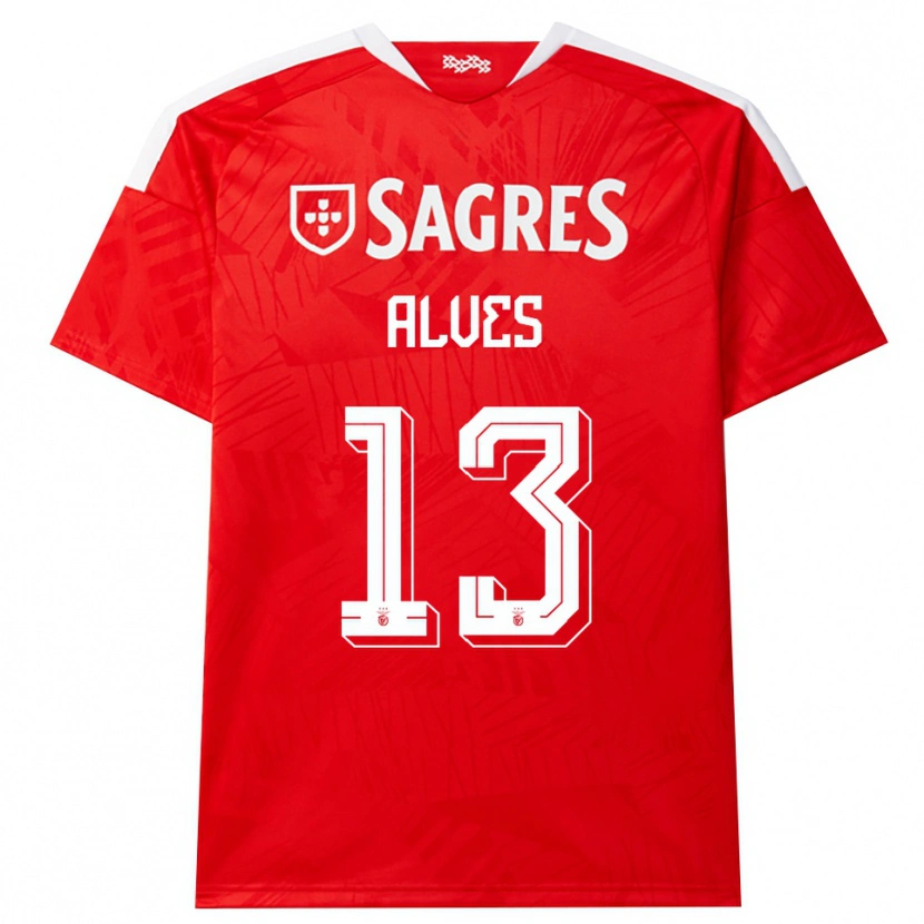 Danxen Heren Lucia Alves #13 Rood Wit Geel Thuisshirt Thuistenue 2026/27 T-Shirt