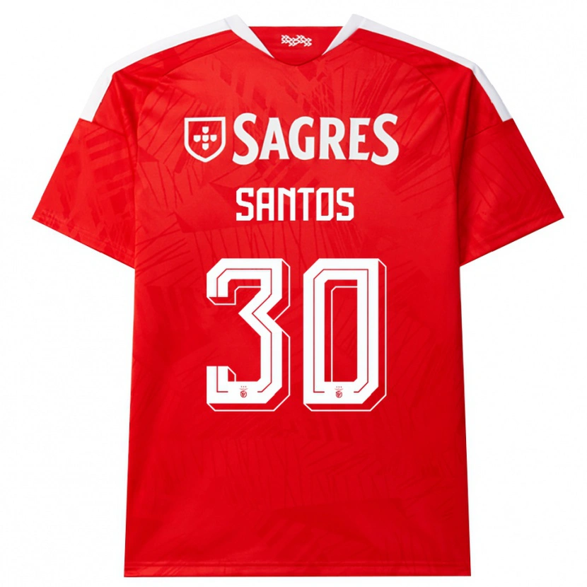 Danxen Heren Daniela Santos #30 Rood Wit Geel Thuisshirt Thuistenue 2026/27 T-Shirt