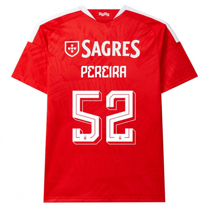 Danxen Heren Henrique Pereira #52 Rood Wit Geel Thuisshirt Thuistenue 2026/27 T-Shirt