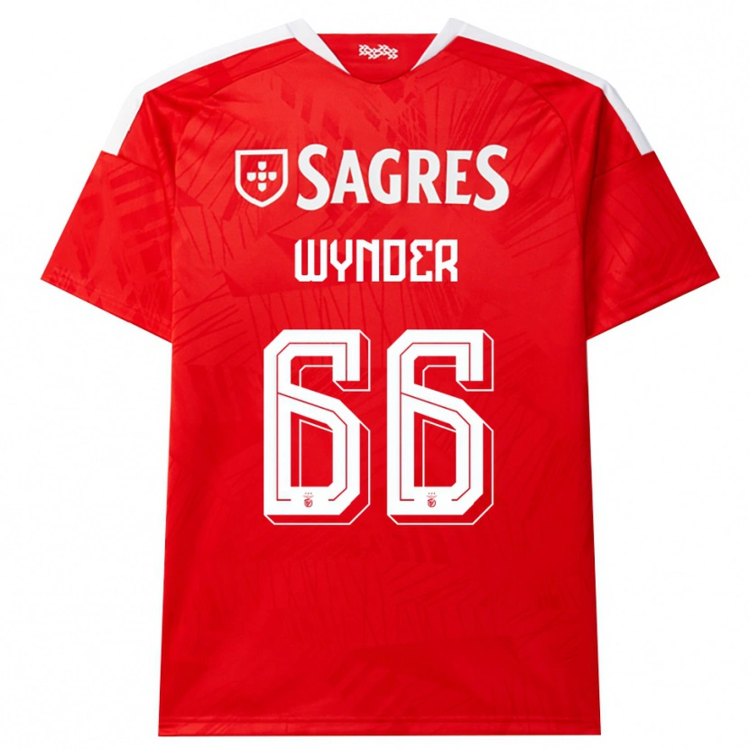 Danxen Heren Joshua Wynder #66 Rood Wit Geel Thuisshirt Thuistenue 2026/27 T-Shirt