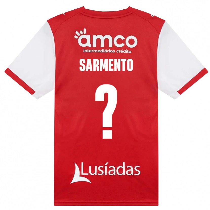 Danxen Heren Bernardo Sarmento #0 Wit Rood Zwart Thuisshirt Thuistenue 2026/27 T-Shirt