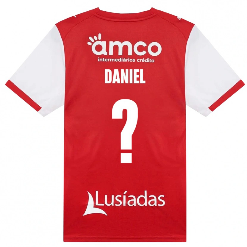 Danxen Heren Paulo Daniel #0 Wit Rood Zwart Thuisshirt Thuistenue 2026/27 T-Shirt