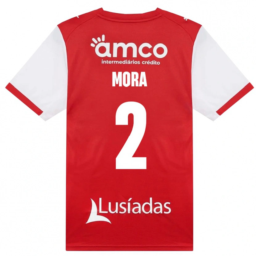 Danxen Heren Ziad Mora #2 Wit Rood Zwart Thuisshirt Thuistenue 2026/27 T-Shirt