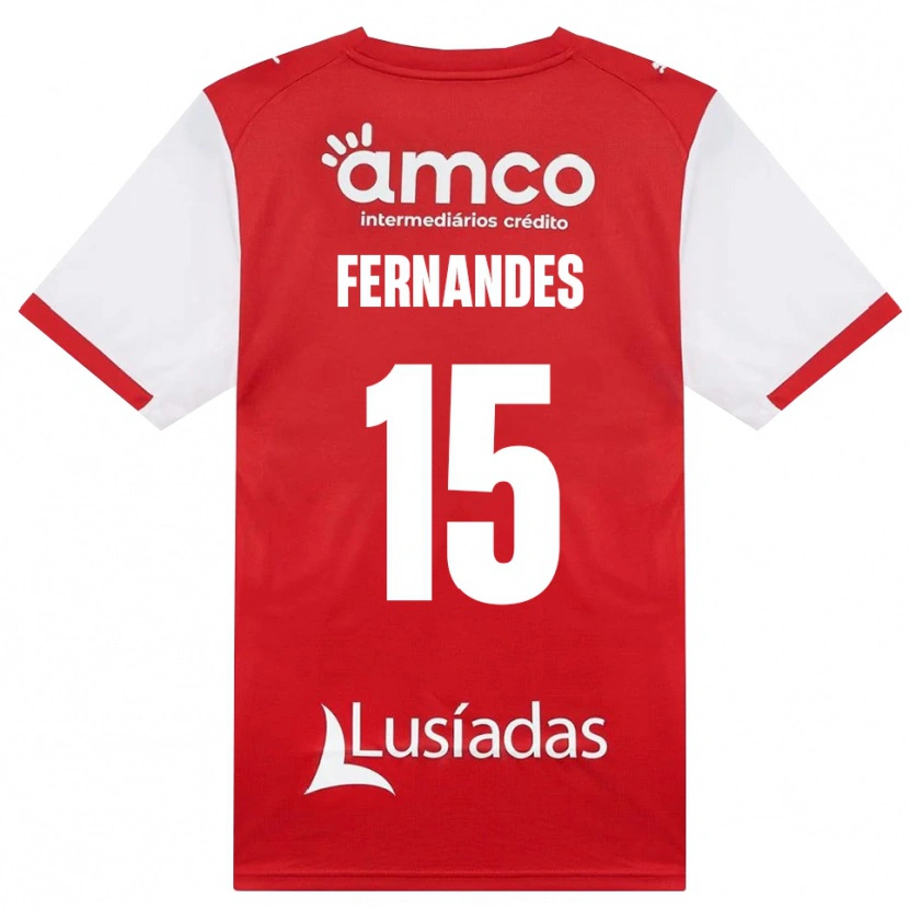 Danxen Heren Valdir Fernandes #15 Wit Rood Zwart Thuisshirt Thuistenue 2026/27 T-Shirt
