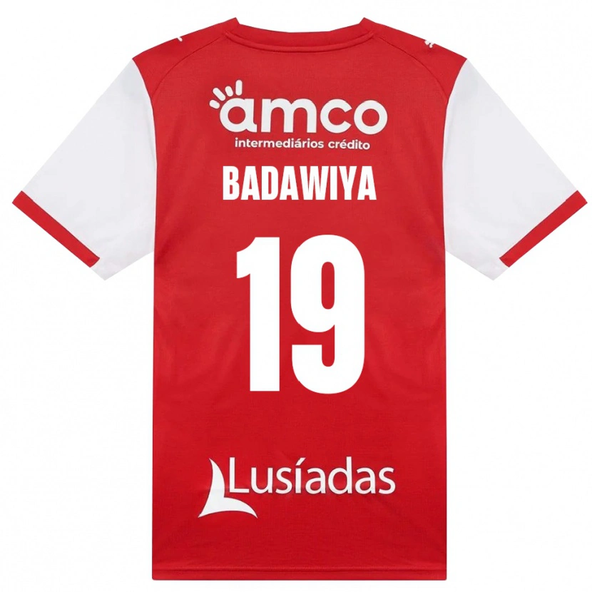 Danxen Heren Rola Badawiya #19 Wit Rood Zwart Thuisshirt Thuistenue 2026/27 T-Shirt