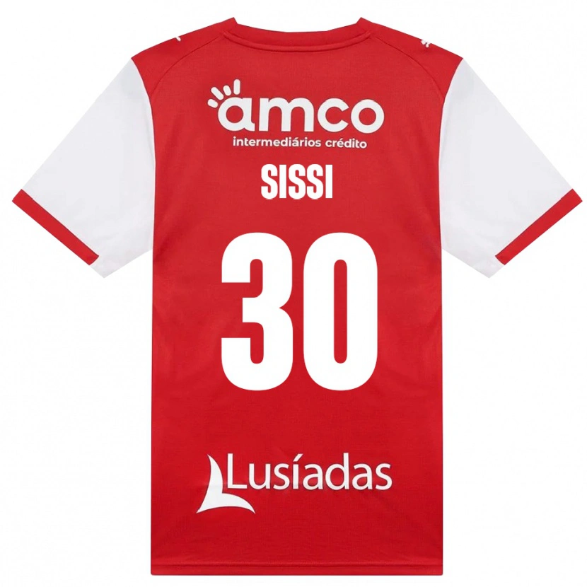 Danxen Heren Sissi #30 Wit Rood Zwart Thuisshirt Thuistenue 2026/27 T-Shirt