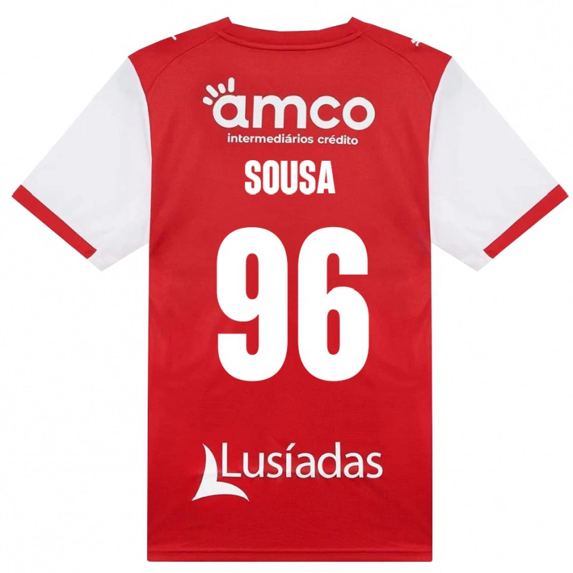 Danxen Heren Afonso Dias Sousa #96 Wit Rood Zwart Thuisshirt Thuistenue 2026/27 T-Shirt