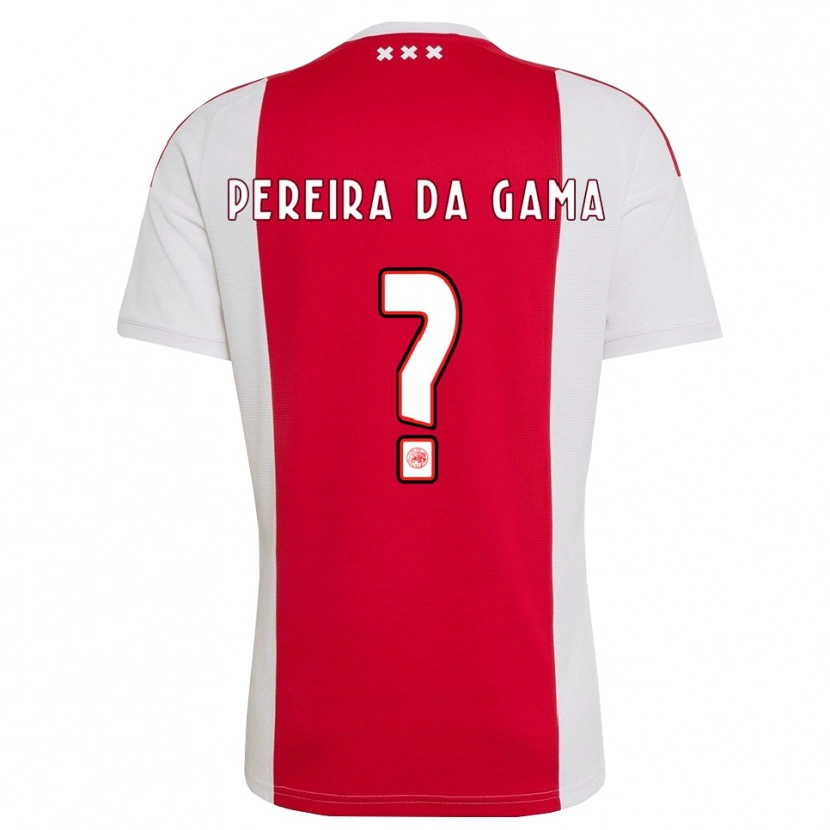 Danxen Heren Haniel Pereira Da Gama #0 Rood Wit Geel Thuisshirt Thuistenue 2026/27 T-Shirt