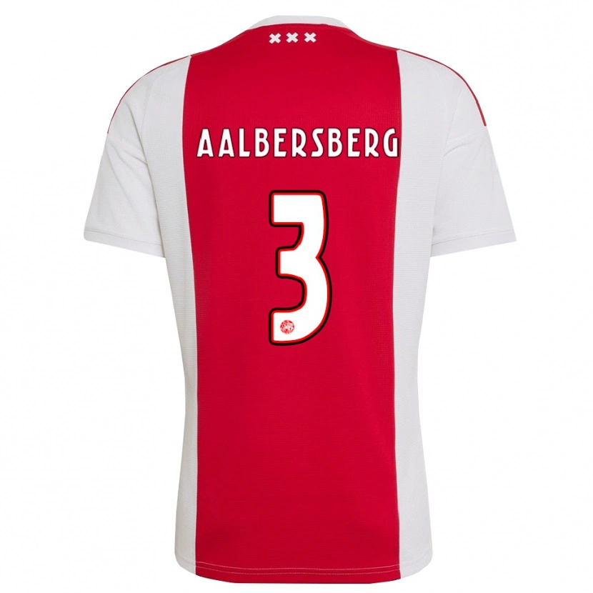 Danxen Heren Miles Aalbersberg #3 Rood Wit Geel Thuisshirt Thuistenue 2026/27 T-Shirt