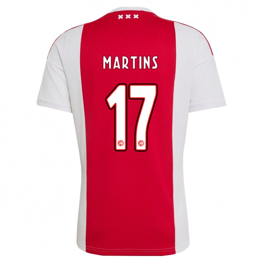 Danxen Heren Lilinho Martins #17 Rood Wit Geel Thuisshirt Thuistenue 2026/27 T-Shirt