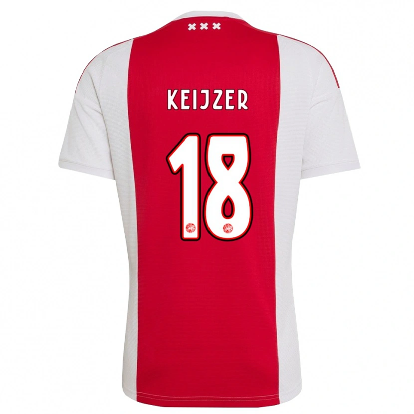 Danxen Heren Milicia Keijzer #18 Rood Wit Geel Thuisshirt Thuistenue 2026/27 T-Shirt