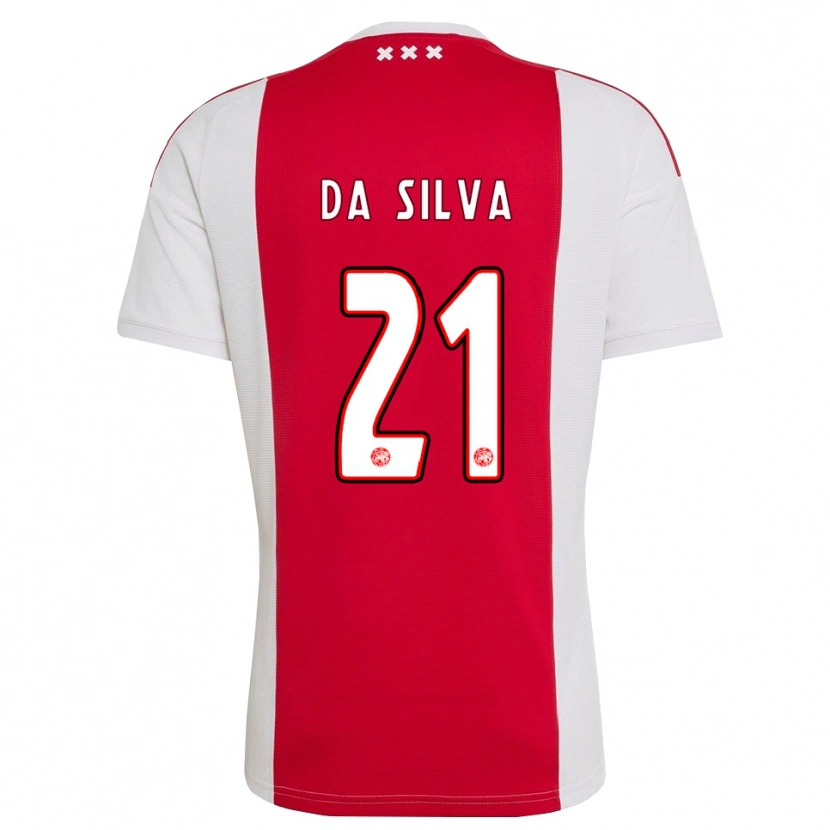 Danxen Heren Paulo Da Silva #21 Rood Wit Geel Thuisshirt Thuistenue 2026/27 T-Shirt