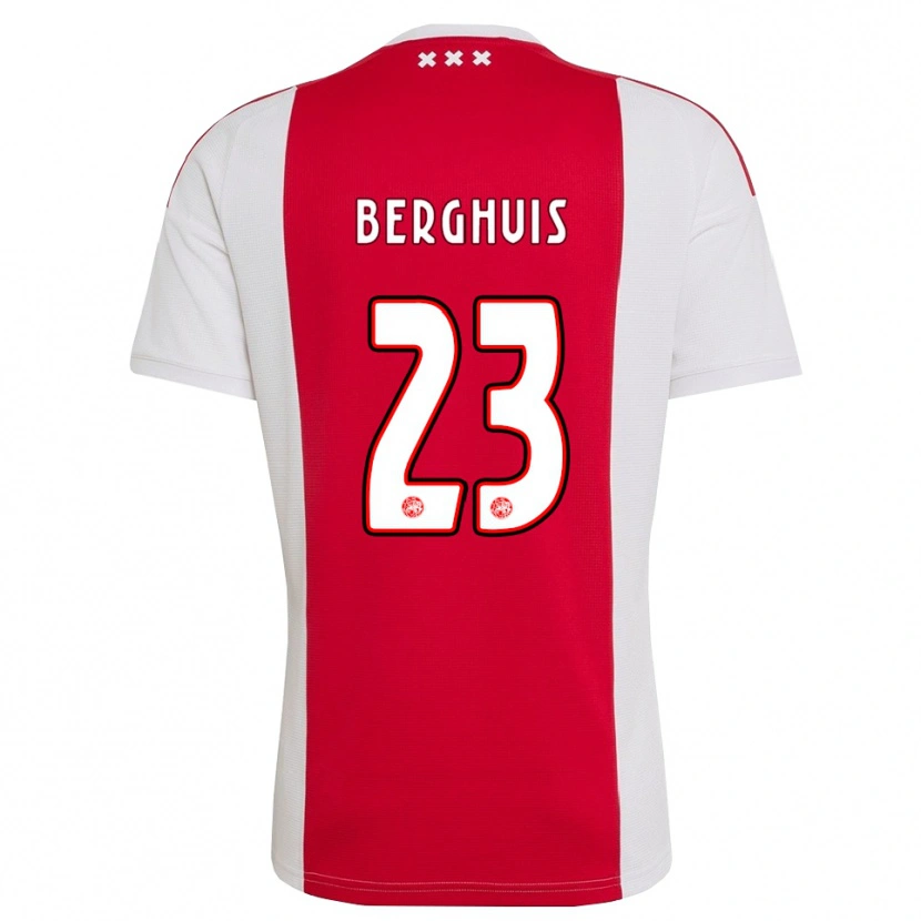 Danxen Heren Steven Berghuis #23 Rood Wit Geel Thuisshirt Thuistenue 2026/27 T-Shirt
