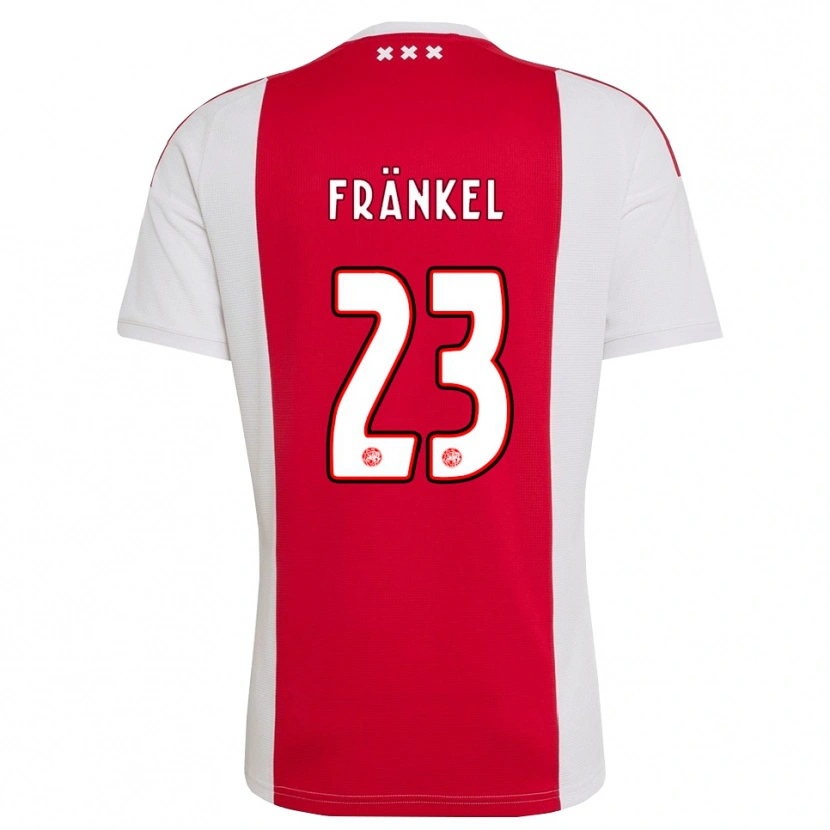 Danxen Heren Leroy Fränkel #23 Rood Wit Geel Thuisshirt Thuistenue 2026/27 T-Shirt