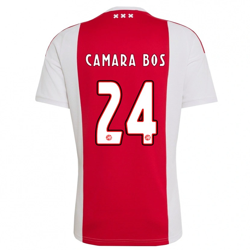 Danxen Heren Daniel Camara Bos #24 Rood Wit Geel Thuisshirt Thuistenue 2026/27 T-Shirt