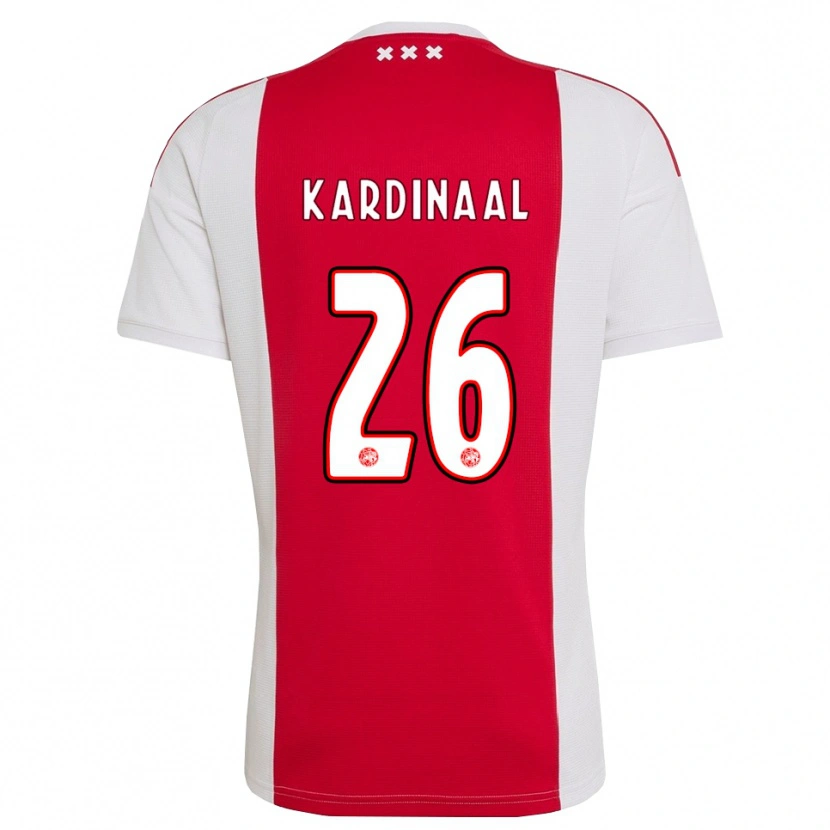 Danxen Heren Isa Kardinaal #26 Rood Wit Geel Thuisshirt Thuistenue 2026/27 T-Shirt