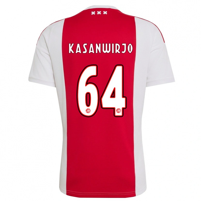 Danxen Heren Kennynho Kasanwirjo #64 Rood Wit Geel Thuisshirt Thuistenue 2026/27 T-Shirt