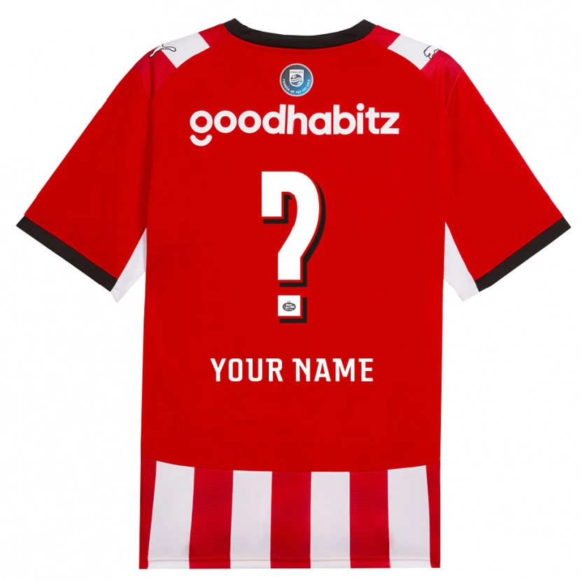 Danxen Heren Uw Naam #0 Rood Wit Zwart Thuisshirt Thuistenue 2026/27 T-Shirt
